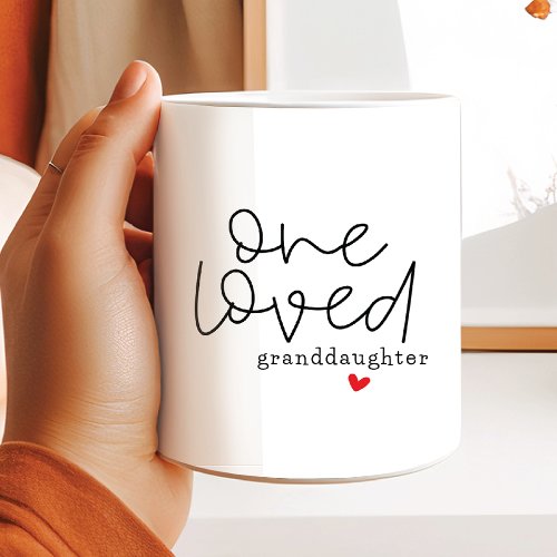One Loved Granddaughter Coffee Mug