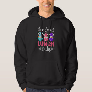 One Loved Lunch Lady Cafeteria Valentines Day Hoodie