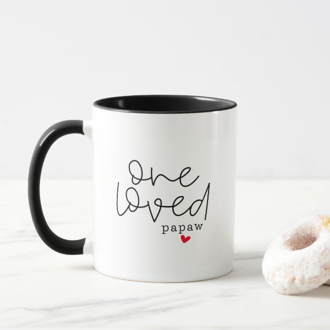 One Loved Papaw Mug (With Donut)