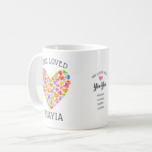 One Loved YiaYia Coffee Mug (Front Left)