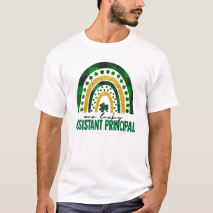 One Lucky Assistant Principal Rainbow St Patricks T-Shirt