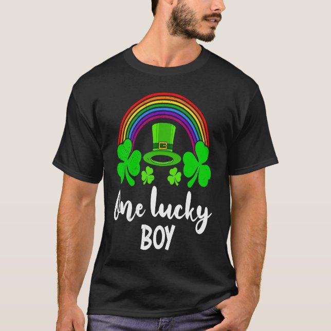 One Lucky Boy St Patrick's Day T-Shirt (Front)