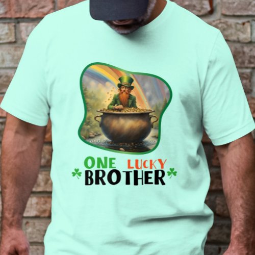 One Lucky Brother _ Green Attire Affair T_Shirt