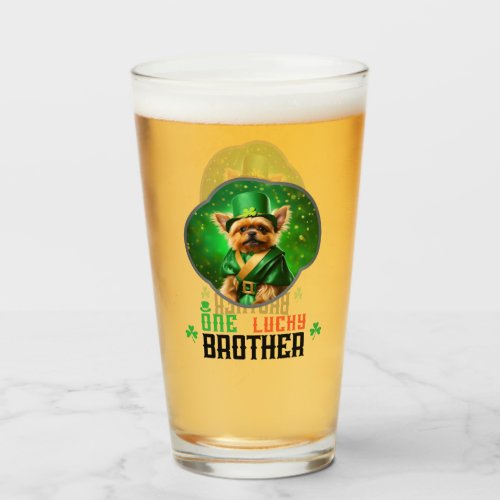 One Lucky Brother _ Irish style Glass