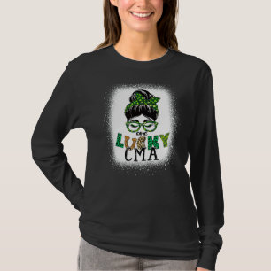 One Lucky Cma Certified Medical Assistant St Patri T-Shirt