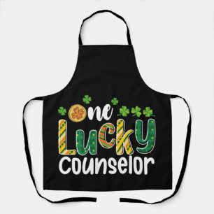 One Lucky Counselor School St Patrick's Day Apron