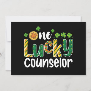 One Lucky Counselor School St Patrick's Day Invitation