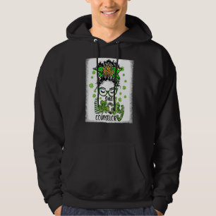 One Lucky Counselor St Patrick's Day School Counse Hoodie