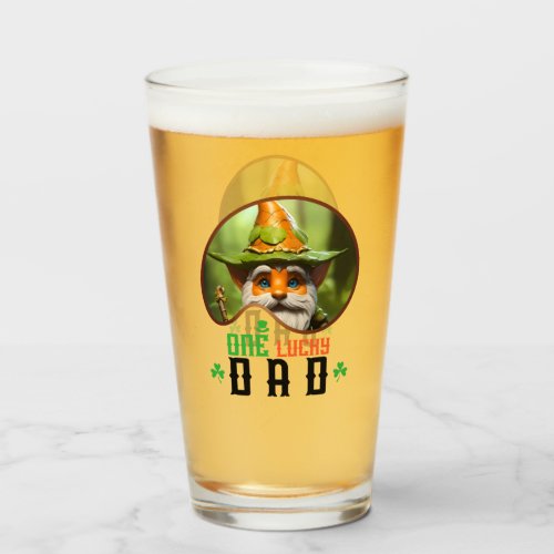 One Lucky Dad _ Irish Melodies Glass