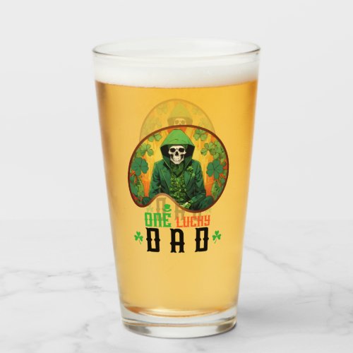 One Lucky Dad _ Irish Pride Parade Glass