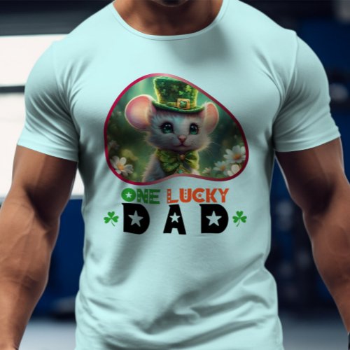 One Lucky Dad _ Irish Pub Trivia Night T_Shirt