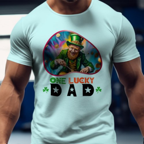 One Lucky Dad _ Leprechauns Scavenger Hunt T_Shirt