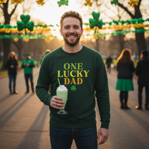 One Lucky Dad St. Patrick's Day Dad Gift Sweatshirt