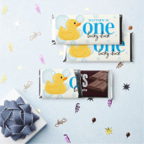One Lucky Duck Boy 1st Birthday Thank You Hershey Bar Favors