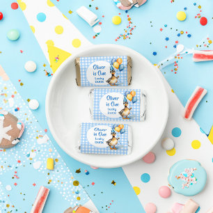 One lucky duck edible favors personalized printed