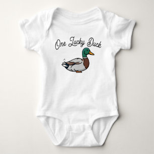 One Lucky Duck mallard bodysuit
