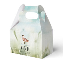 One Lucky Duck Watercolor Boy 1st Birthday Favor Boxes