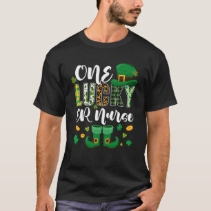 One Lucky ER Nurse St Patricks Day Love T-Shirt