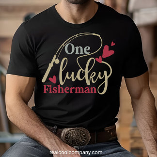 One Lucky Fisherman Shirt – Funny Fishing T-Shirt