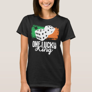 One Lucky King Dice Game Family Group Matching T-Shirt