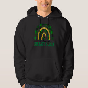 One Lucky Literacy Coach Rainbow St Patricks Day S Hoodie