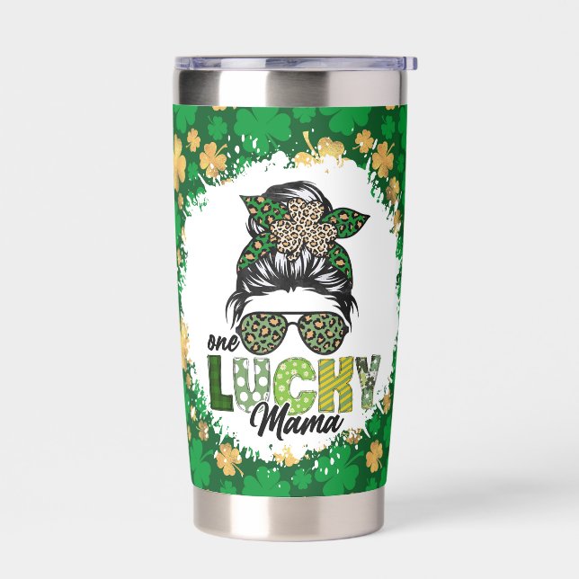 One Lucky Mama Insulated Tumbler (Left)