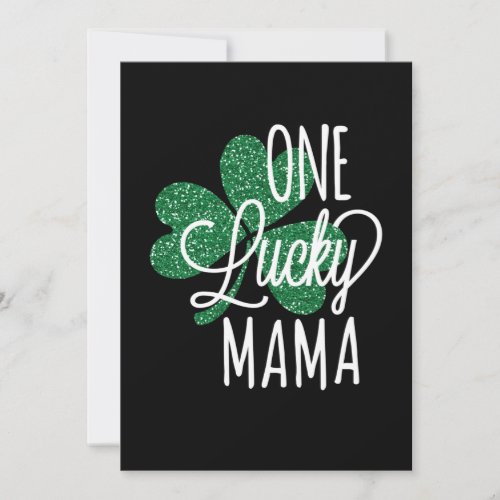 One Lucky Mama T_shirt Vintage St Patricks Day Save The Date