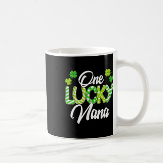 One Lucky Nana Shamrock Irish Nana St Patrick's Da Coffee Mug