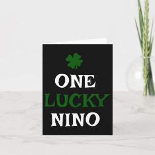 One lucky nino st. patrick's day funny irish card
