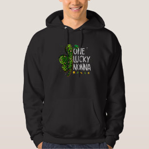 One Lucky Nonna Irish Shamrock St Patricks Day Fun Hoodie