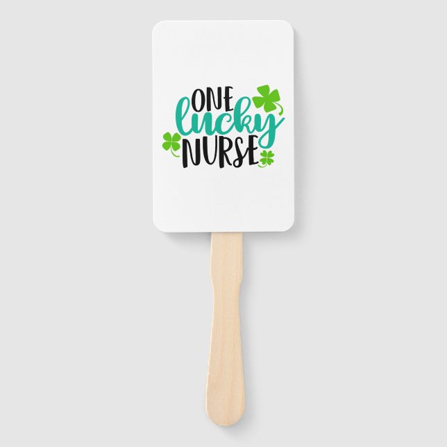One Lucky Nurse Hand Fan (Front)