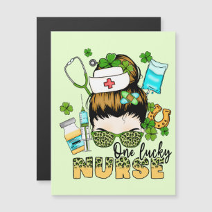 One Lucky Nurse - Messy Bun - St. Patrick’s Day