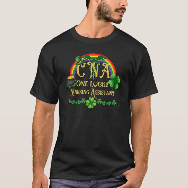 One Lucky Nursing Assistant St. Patrick's Day Tee (Front)
