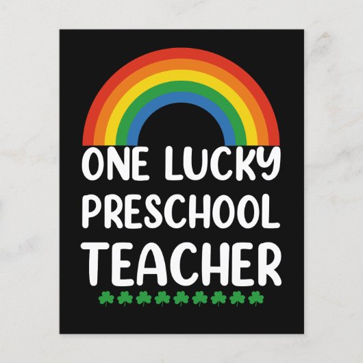 One Lucky Preschool Teacher St. Patrick's Day (Front)