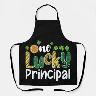 One Lucky Principal School St Patrick's Day Apron
