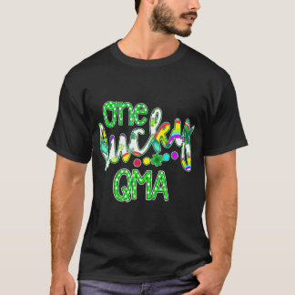 One Lucky QMA St Patricks Day Nurse Medical T-Shirt