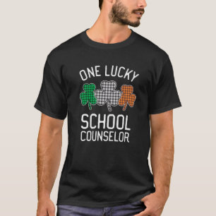 One Lucky School Counselor St Patrick's Day Irish T-Shirt