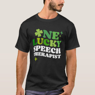 One Lucky Speech Therapist Irish C St Patrick's Da T-Shirt