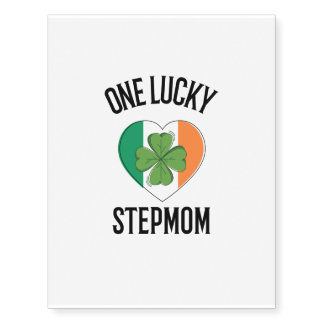 One lucky stepmom temporary tattoos