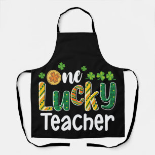 One Lucky Teacher School St Patrick's Day Apron