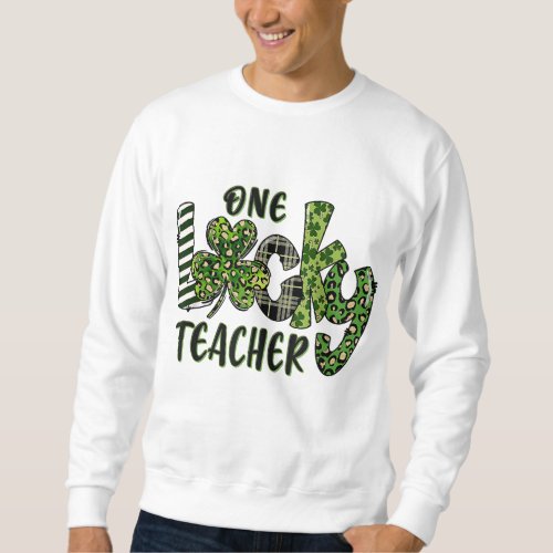 One Lucky Teacher Shirt School Teachers Gift St Pa