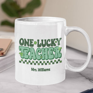 One Lucky Teacher St. Patrick's Day Coffee Mug
