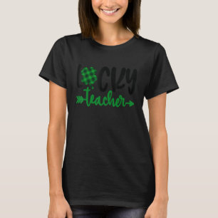 One Lucky Teacher St Patricks Day Shamrock Teacher T-Shirt