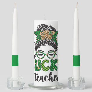 One Lucky Teacher - St. Patrick's Day Unity Candle Set