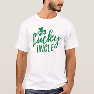 One Lucky Uncle Family Matching St. Patrick's Day T-Shirt