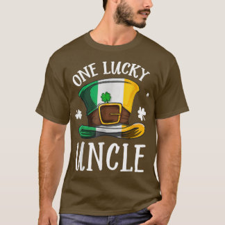 One Lucky Uncle Ireland Flag St Patrick's Day Sham T-Shirt