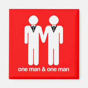 ONE MAN AND ONE MAN -.png Magnet