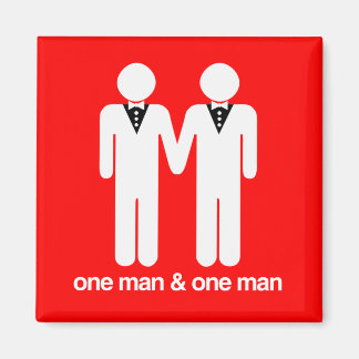 ONE MAN AND ONE MAN -.png Magnet