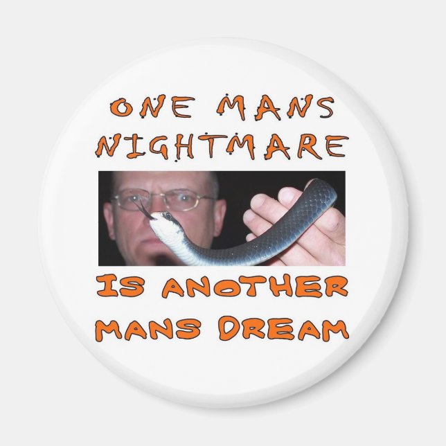 ONE MANS NIGHTMARE MAGNET (Front)