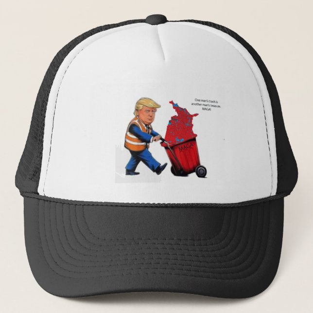 One man's trash MAGA Trucker Hat (Front)